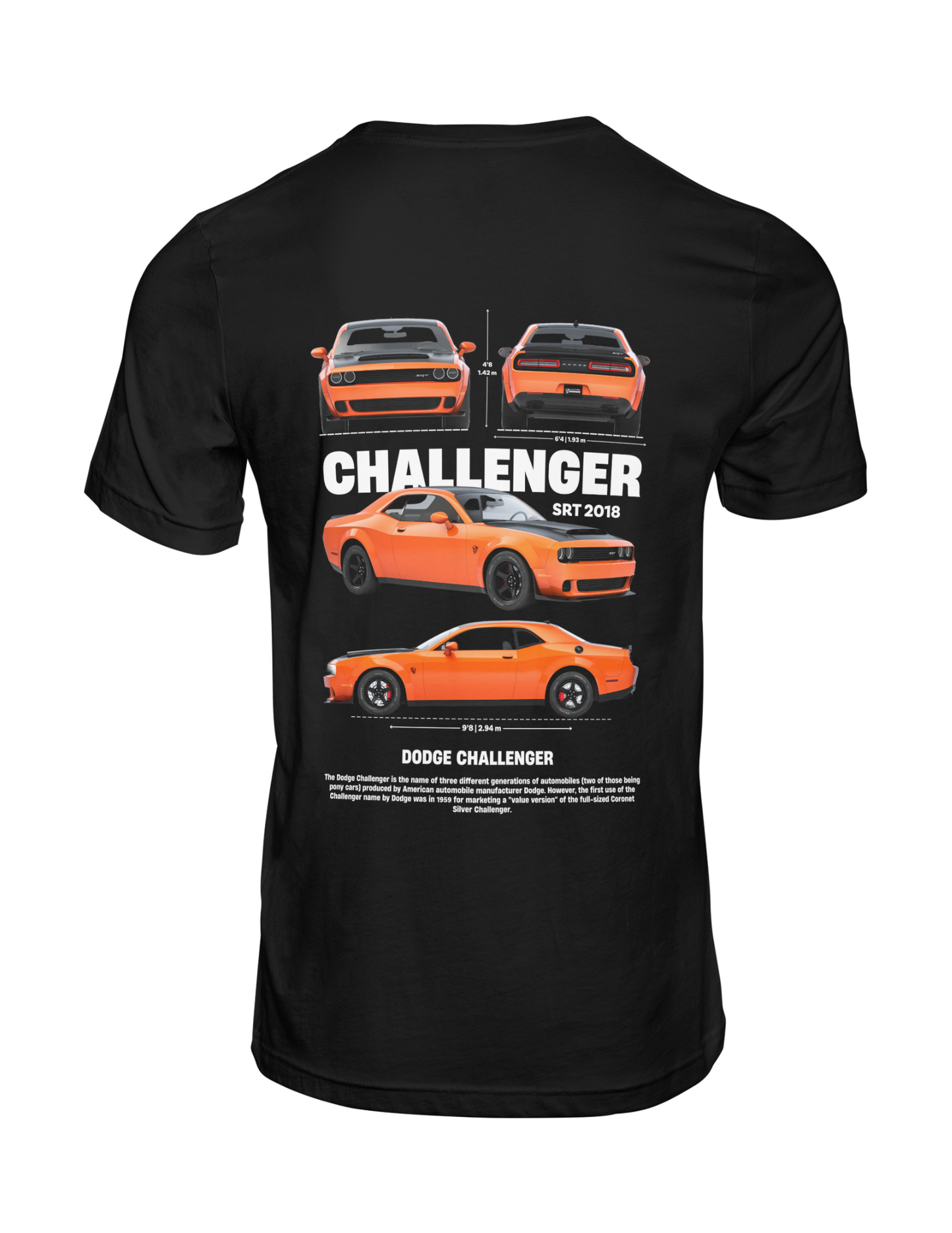 CAMISA DE CARRO DODGE