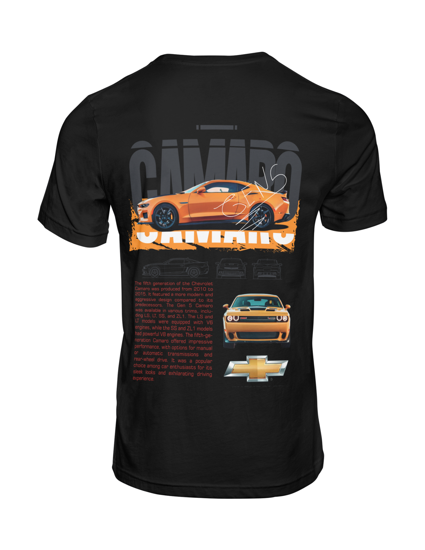 CAMISA DE CARRO CHEVROLET