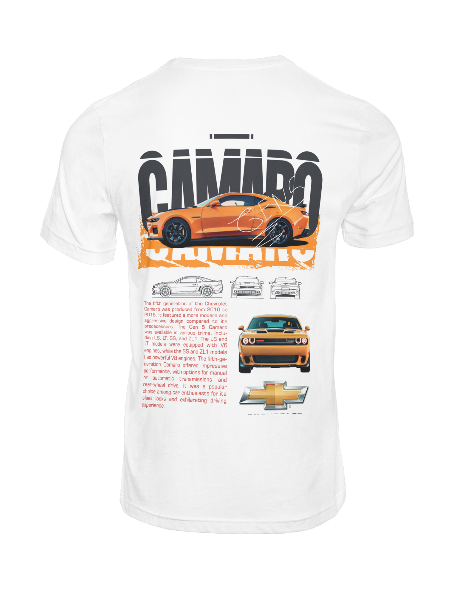 CAMISA DE CARRO CHEVROLET