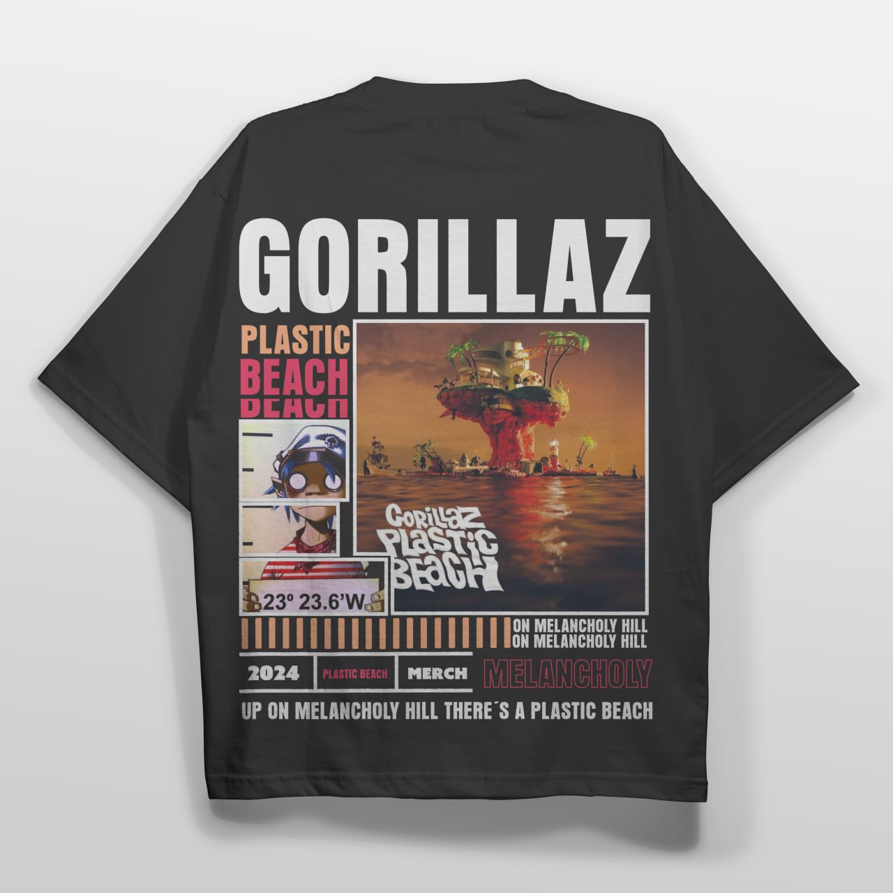 CAMISA DE GORILLAZ