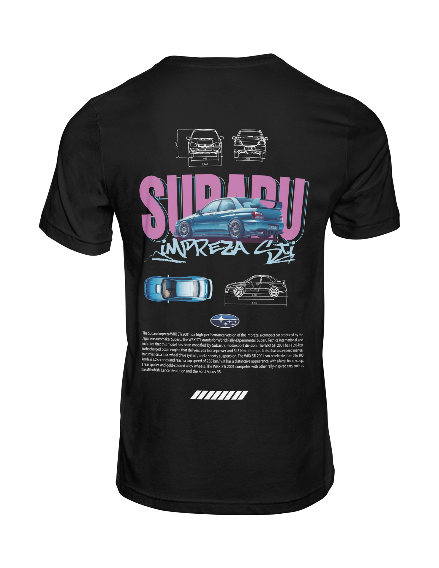 CAMISA DE CARRO SUBARU